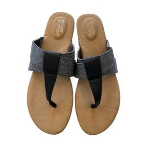 Market & Spruce Black and Gray Women's Sandals